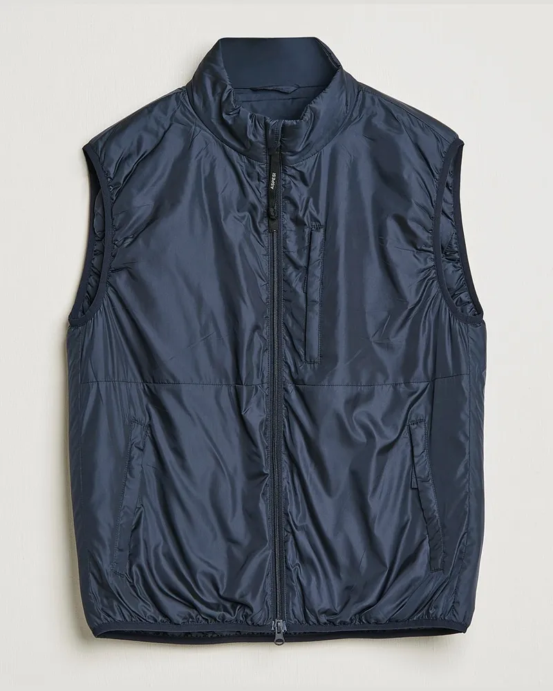 ASPESI Jil Padded Vest Navy Blau