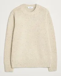 LES DEUX Gary Fleck Woll Roundneck Light Sand Beige