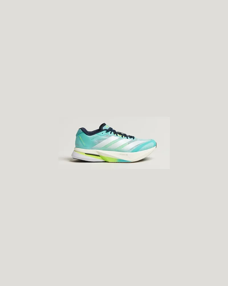 adidas Adizero Boston 13 Running Sneaker Green/White Grün