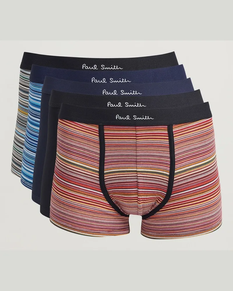 Paul Smith 5-Pack Trunk Signature Stripes Mehrfarbig