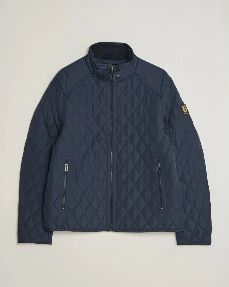 Belstaff Pembroke Quilted Jacket Dark Ink Blau