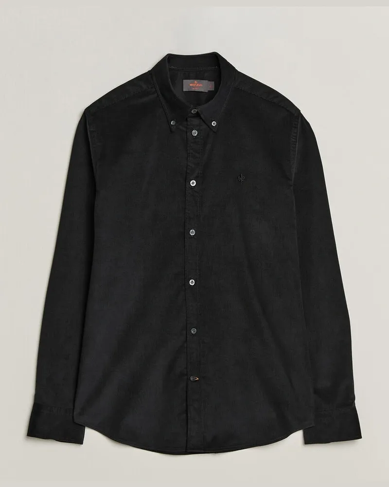 Morris Douglas Cord Shirt Grey Grau