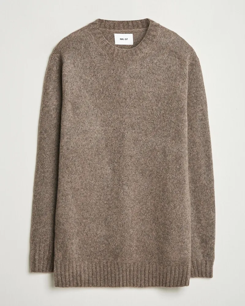 NN 07 Lee Wool Knitted Sweater Tarmac Beige