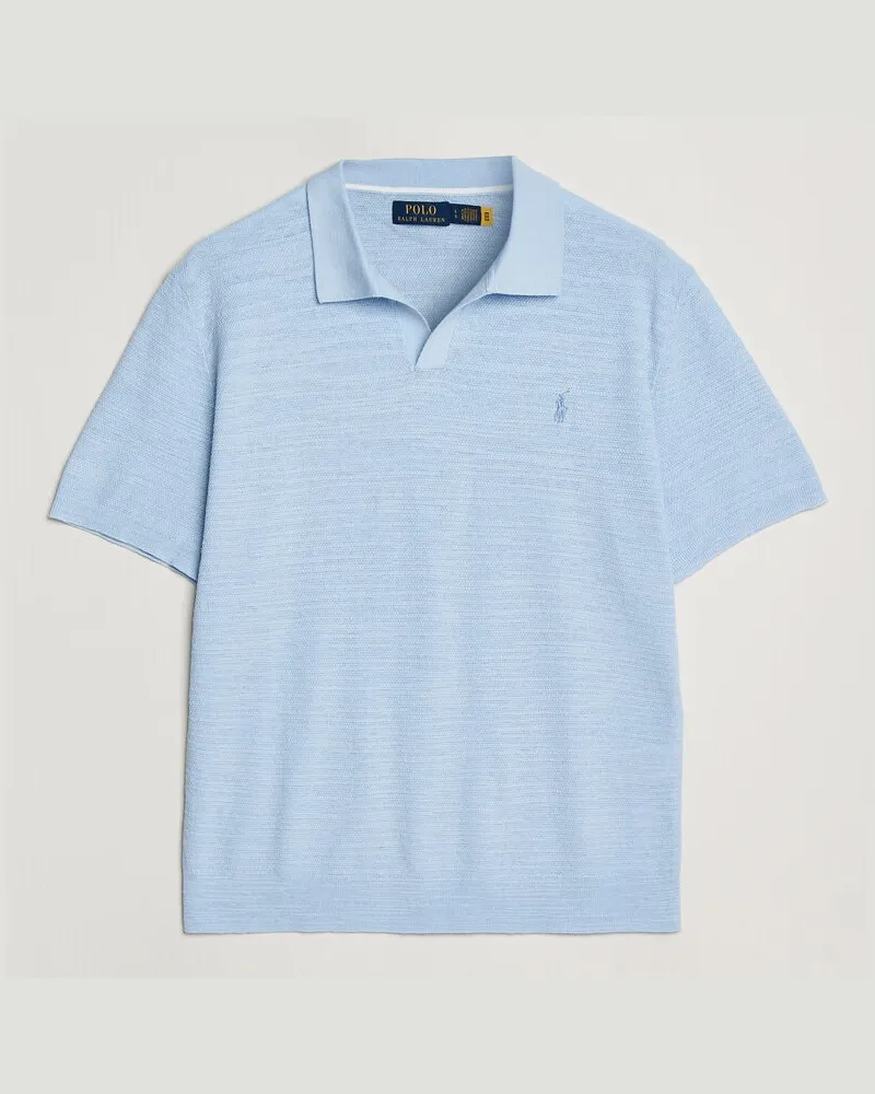 Ralph Lauren Cotton Blend Polo Office Blue Blau