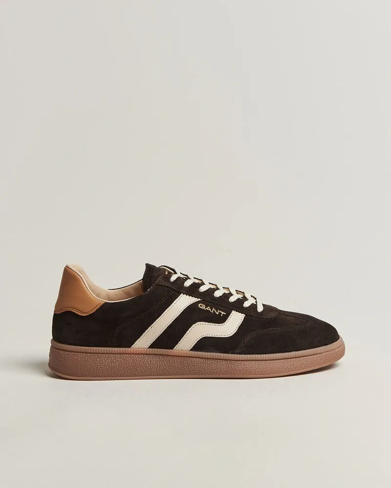 Gant Cuzmo Suede Sneaker Dark Brown/White Braun