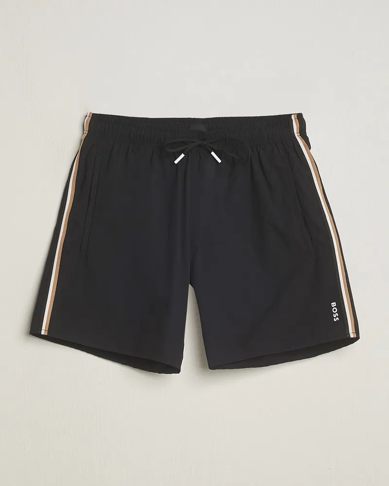 HUGO BOSS Iconic Swimshorts Black Schwarz