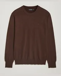 J.Lindeberg Keane Merino Rundhalspullover Sweater Bitter Chocolate Braun