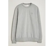 Erik Badge Sweatshirt Grey Melange
