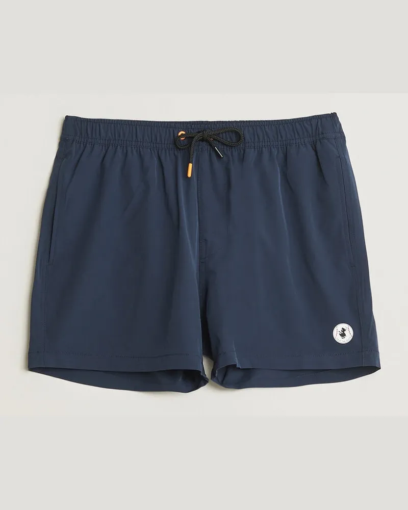 Save The Duck Plain Drawstring Swimshorts Navy Blau