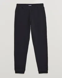 Sunspel Baumwoll Loopback Track Pants Black Schwarz