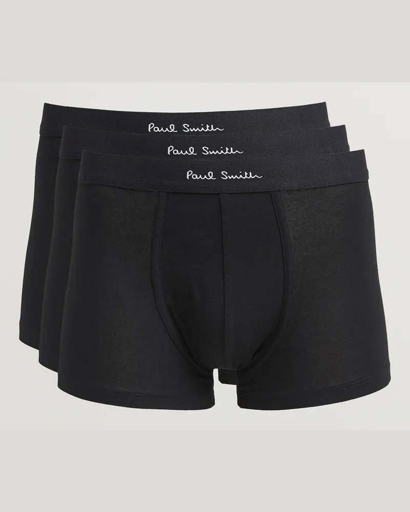 Paul Smith 3-Pack Trunk Black Schwarz