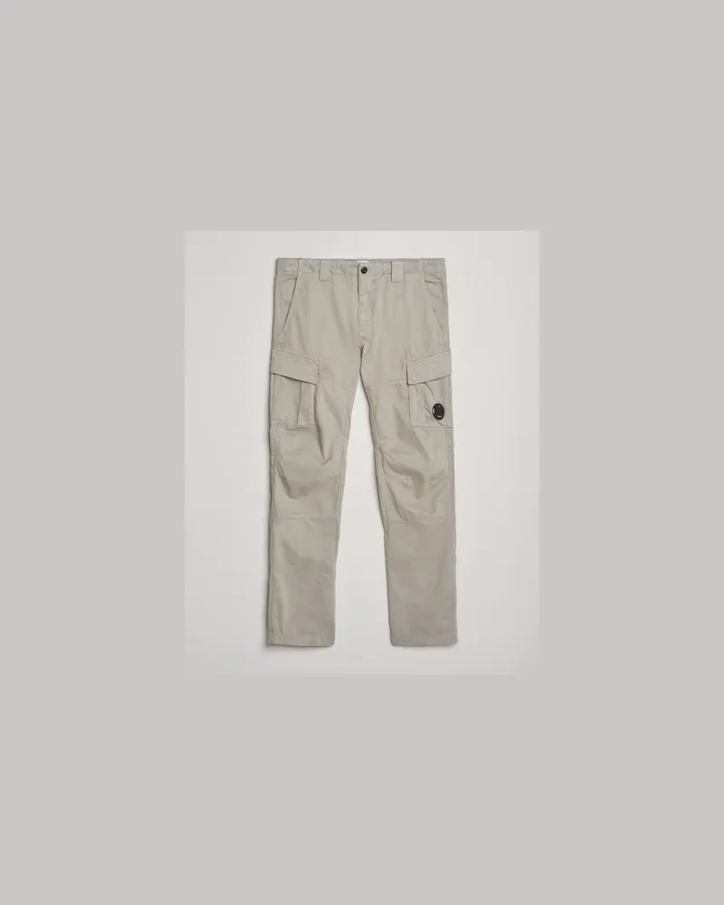 C.P. Company Stretch Satin Lens Cargo Pants Grey Grau
