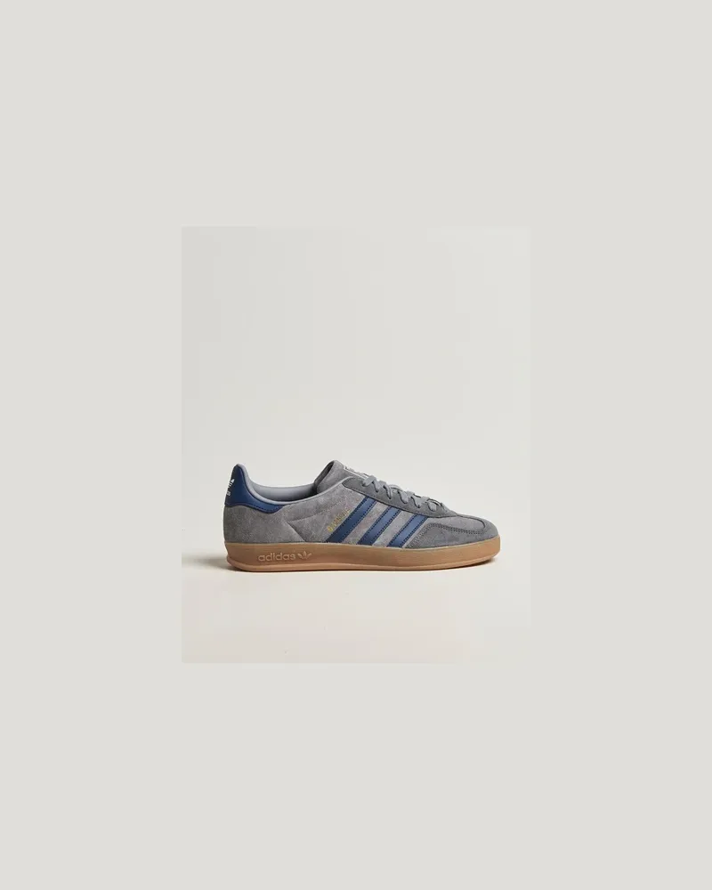 adidas Gazelle Indoor Sneaker Grey/Navy Grau