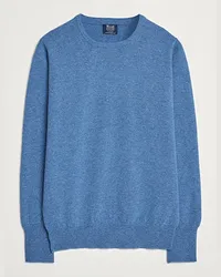 William Lockie Rob LambsWoll Crewneck Jeans Blau