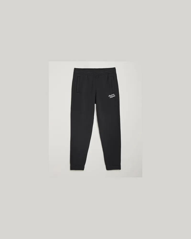 Kitsuné Mini Handwriting Sweatpants Black Schwarz