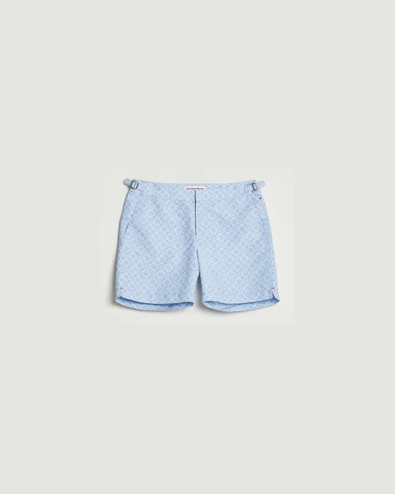 Orlebar Brown Bulldog Alchemy Swimshorts Wave Blue Blau