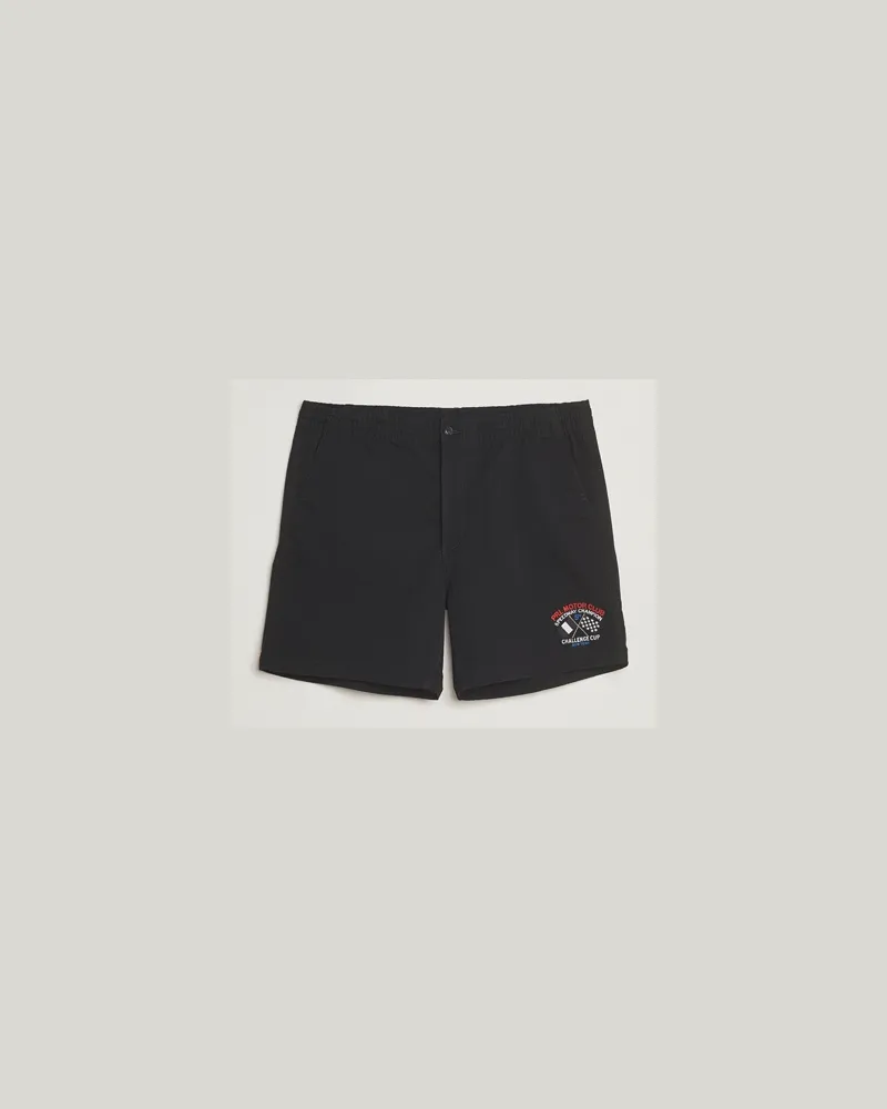 Ralph Lauren Prepster Flat Front Shorts Polo Black/Motor Club Schwarz
