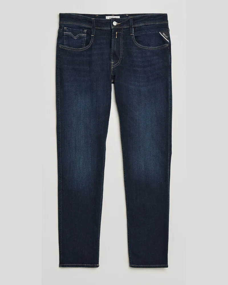 Replay Anbass Powerstretch Jeans Dark Blue Blau