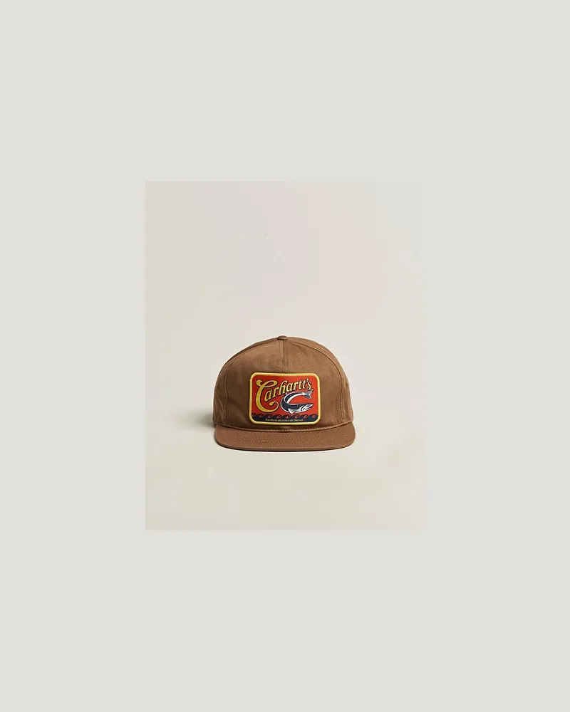 Carhartt WIP Sardinas Marlin Cap Hamilton Brown Braun