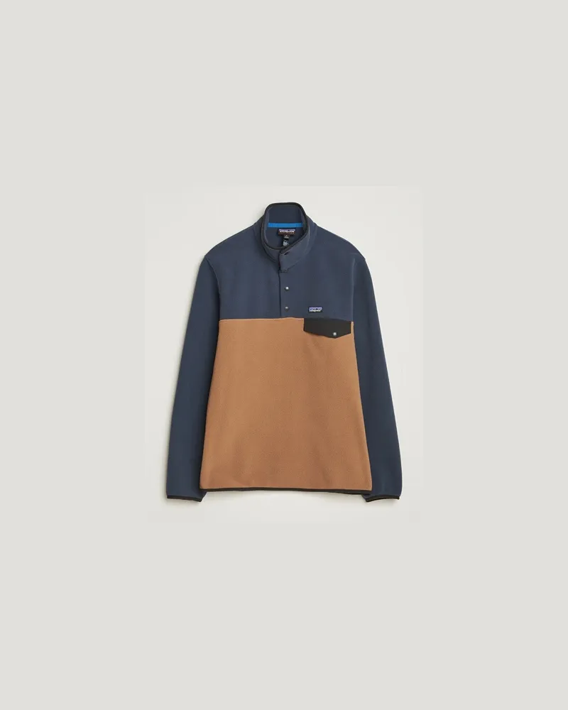 Patagonia Synch Snap T Half Zip Fleece Deer Brown Braun