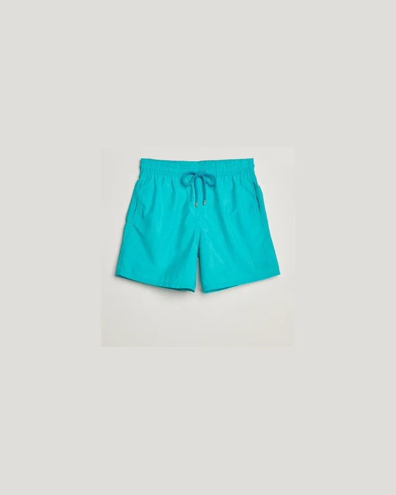 Vilebrequin Moorea Aquareactive Swim Shorts Vert Disco Blau