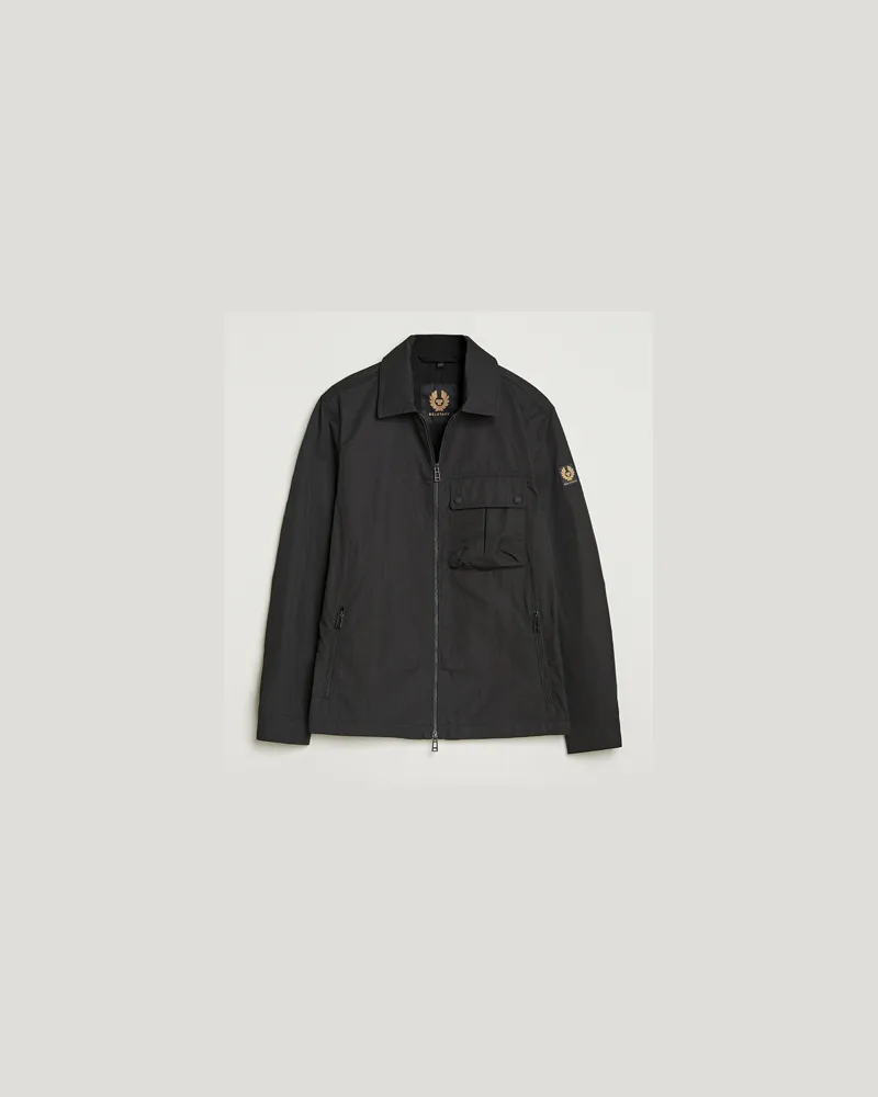 Belstaff Drome Overshirt Black Schwarz