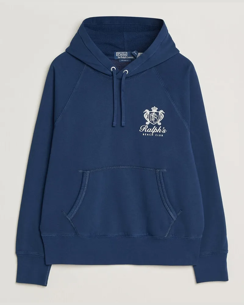 Ralph Lauren Fleece Hoodie Dark Cobalt Blau