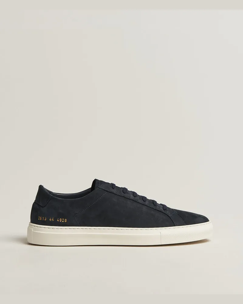 Common Projects Original Achilles Nubuck Sneaker Navy Blau