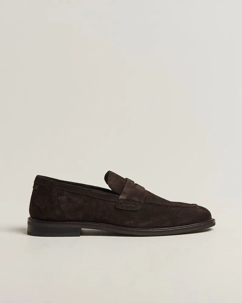 Gant Lozham Suede Loafer Dark Brown Braun