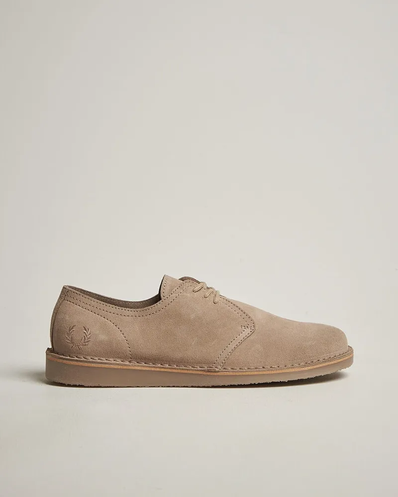 Fred Perry Linden Suede Derby Driftwood Beige