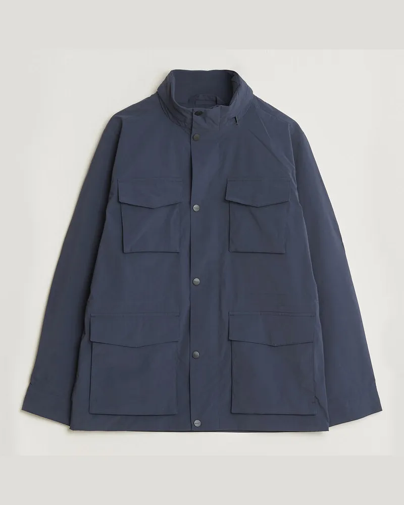 Gant Lightweight 4-Pocket Field Jacket Evening Blue Blau