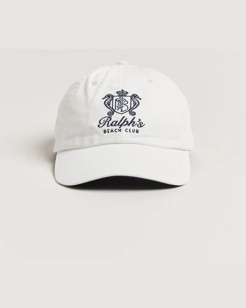 Ralph Lauren Ralph's Beach Club Cap Clubhouse Cream Weiß