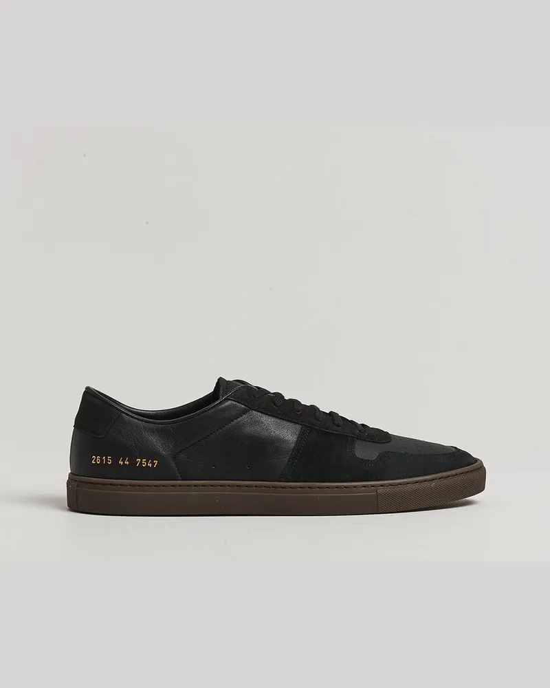 Common Projects Bball Duo Leather Sneaker Black Schwarz