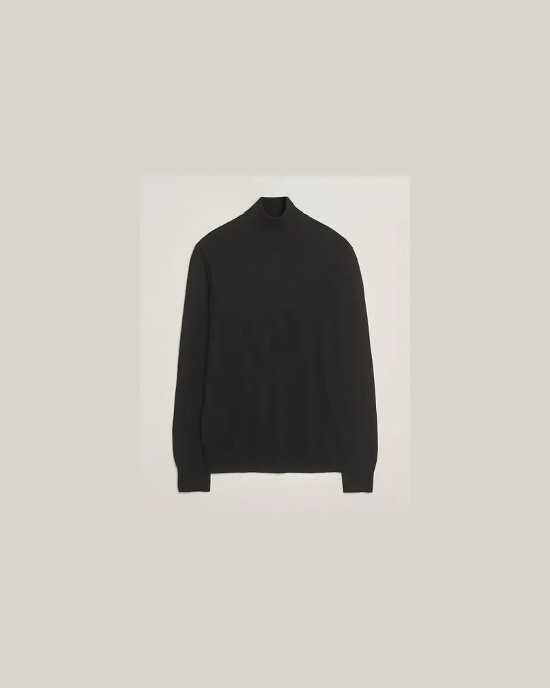 Tiger of Sweden Nevile Extra Fine Merino Polo Black Schwarz
