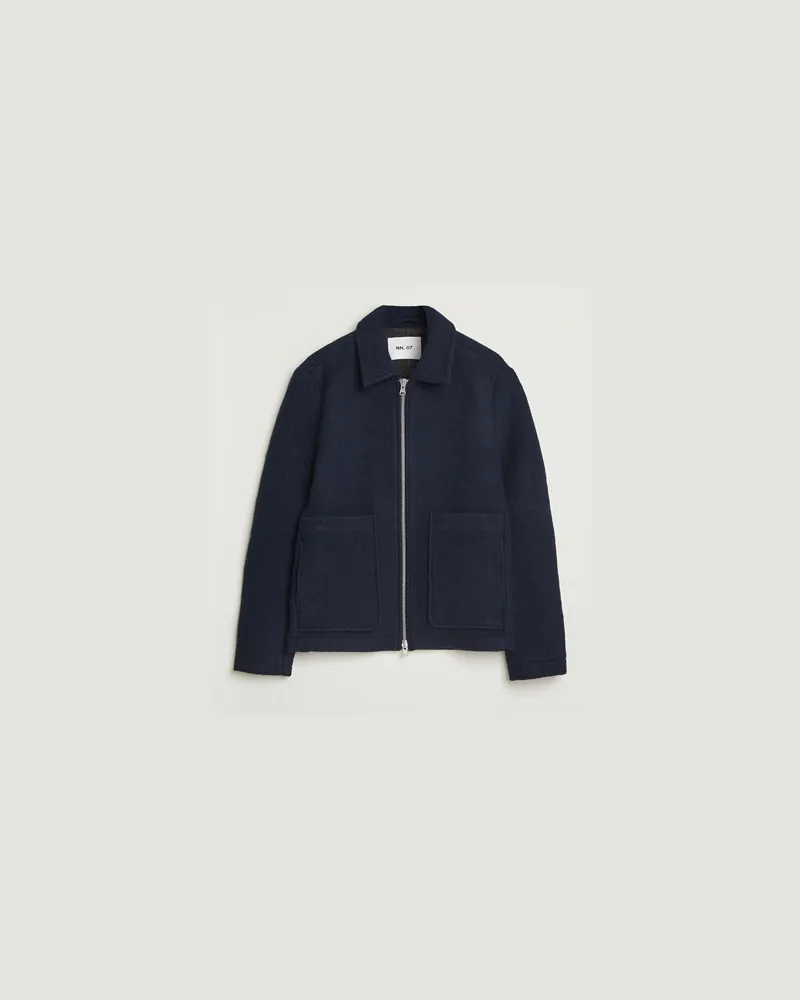 NN 07 Gael Jacket Navy Blue Blau