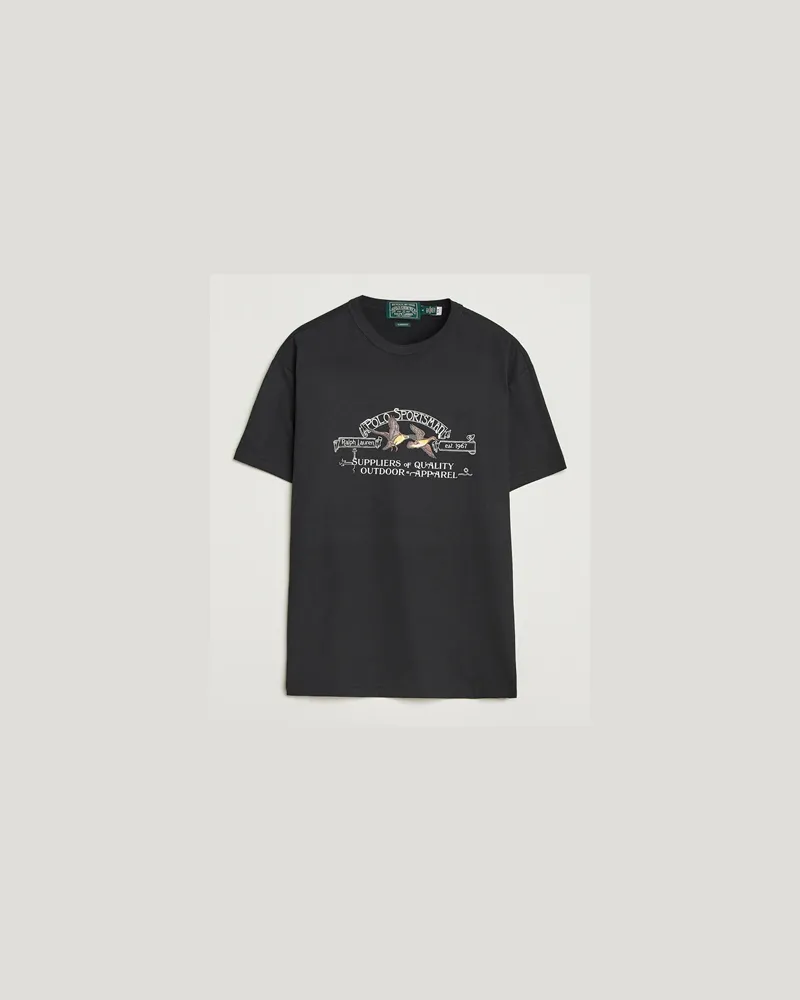 Ralph Lauren Classic Fit Logo T-Shirt Polo Black Schwarz