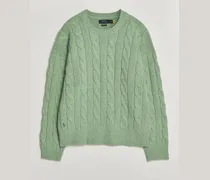 Exploded Cabel Sweater Sprouting Green