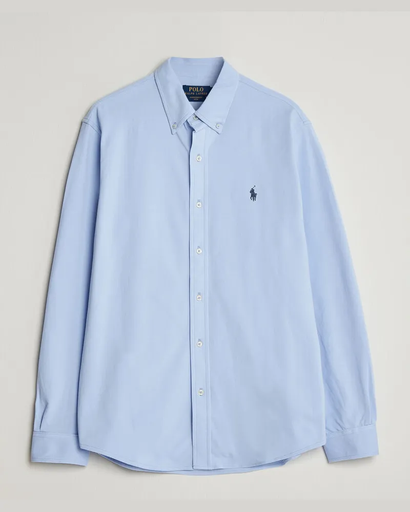Ralph Lauren Featherweight Mesh Shirt Pebble Blue Blau