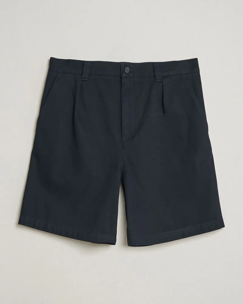 A.P.C. Otis Cotton Chino Shorts Dark Navy Blau