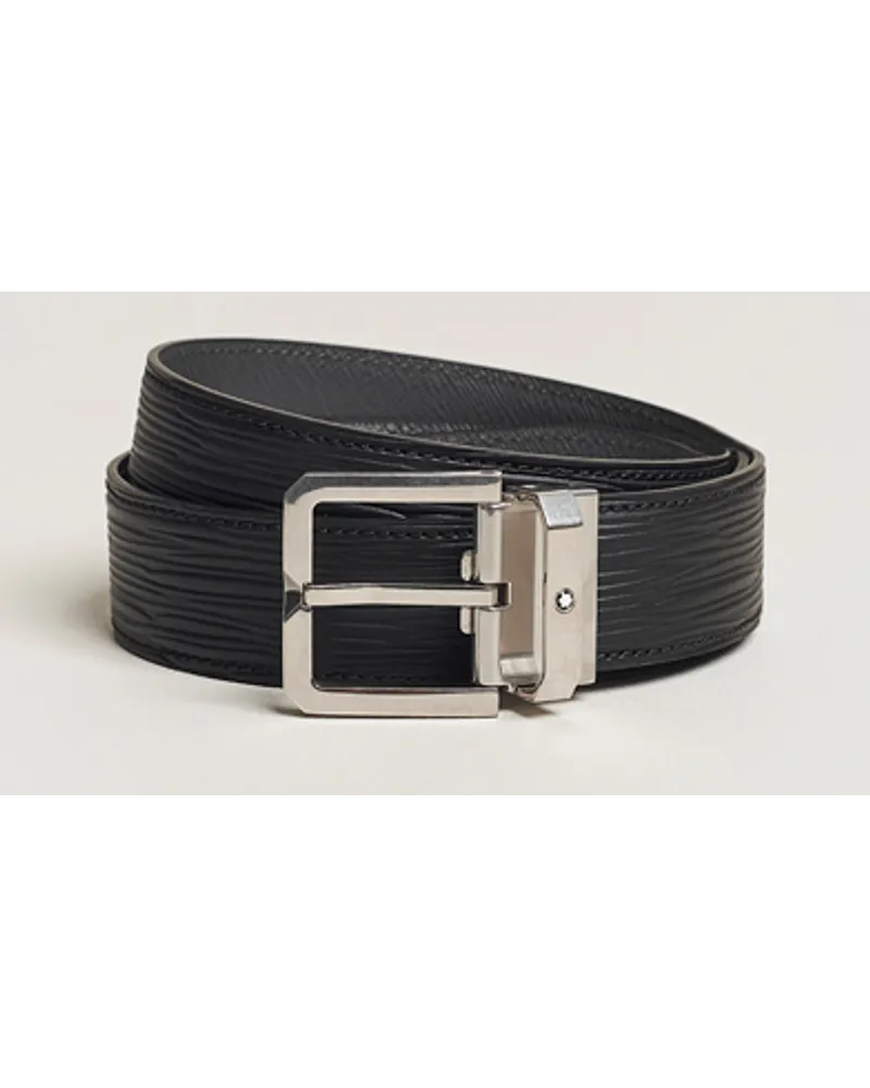 Montblanc 35mm Leder Belt Black Schwarz