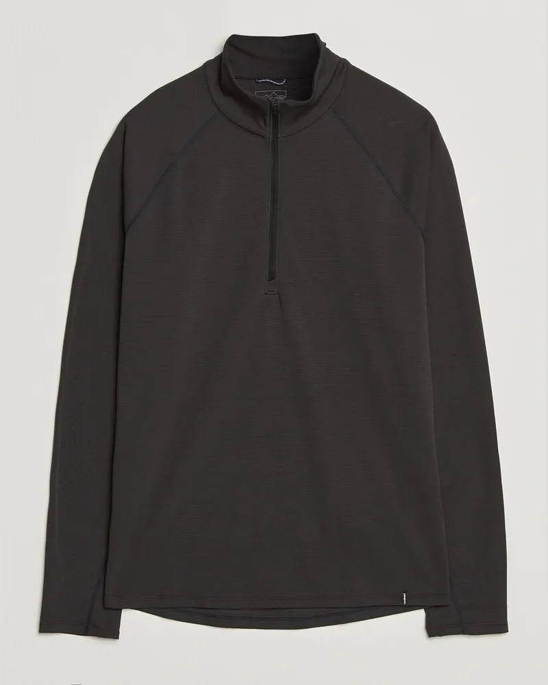 Patagonia Cap Midweight Zip Neck Ink Black Schwarz