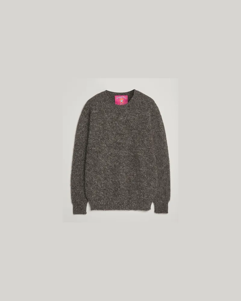 Howlin' Shaggy Bear Sweater Black Melange Schwarz