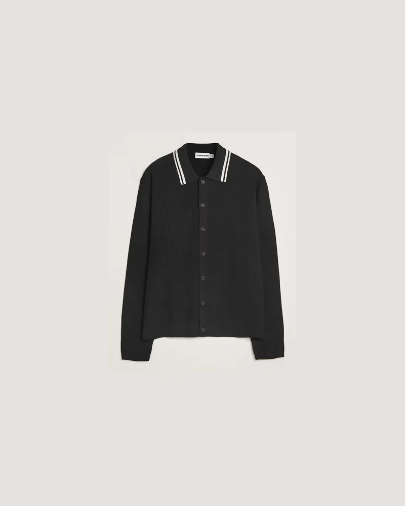 J.Lindeberg J.Lindeberg Willem Structured Cardigan Black Schwarz