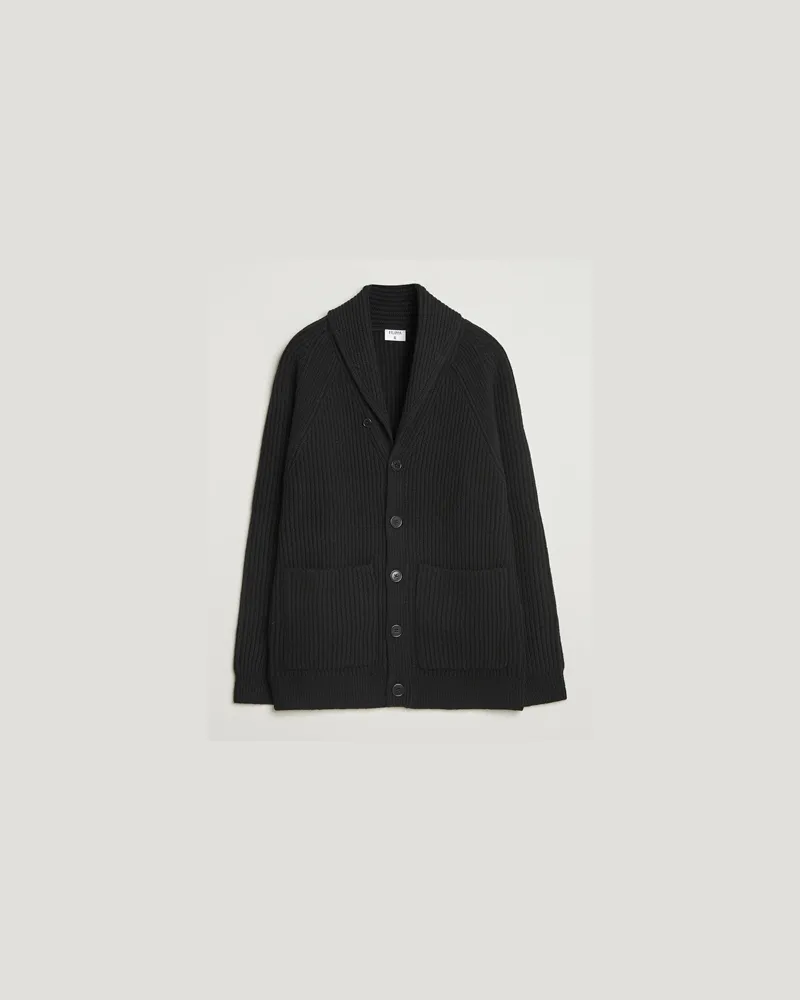 Filippa K Wool Shawl Collar Cardigan Black Schwarz
