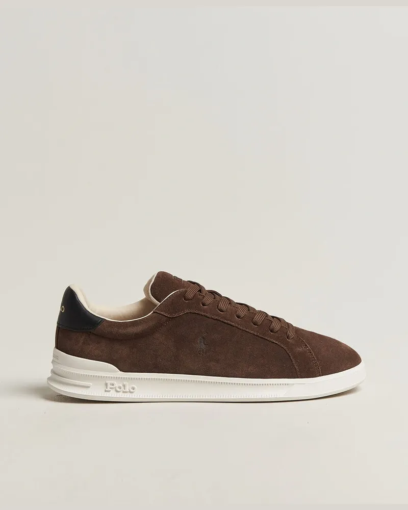 Ralph Lauren Heritage Court II Sneaker Chocolate Brown Braun