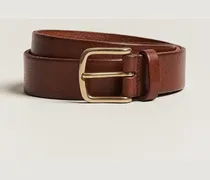 Leather Belt 3 cm Cognac