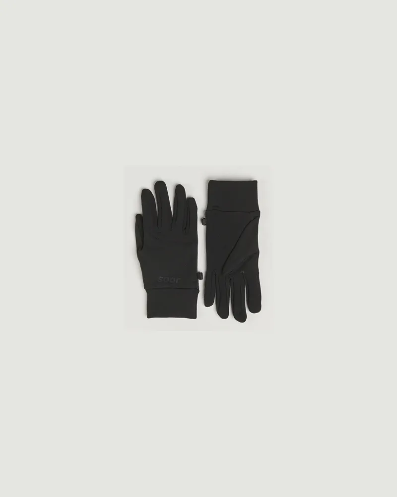 Soar Running Winter Gloves Black Schwarz