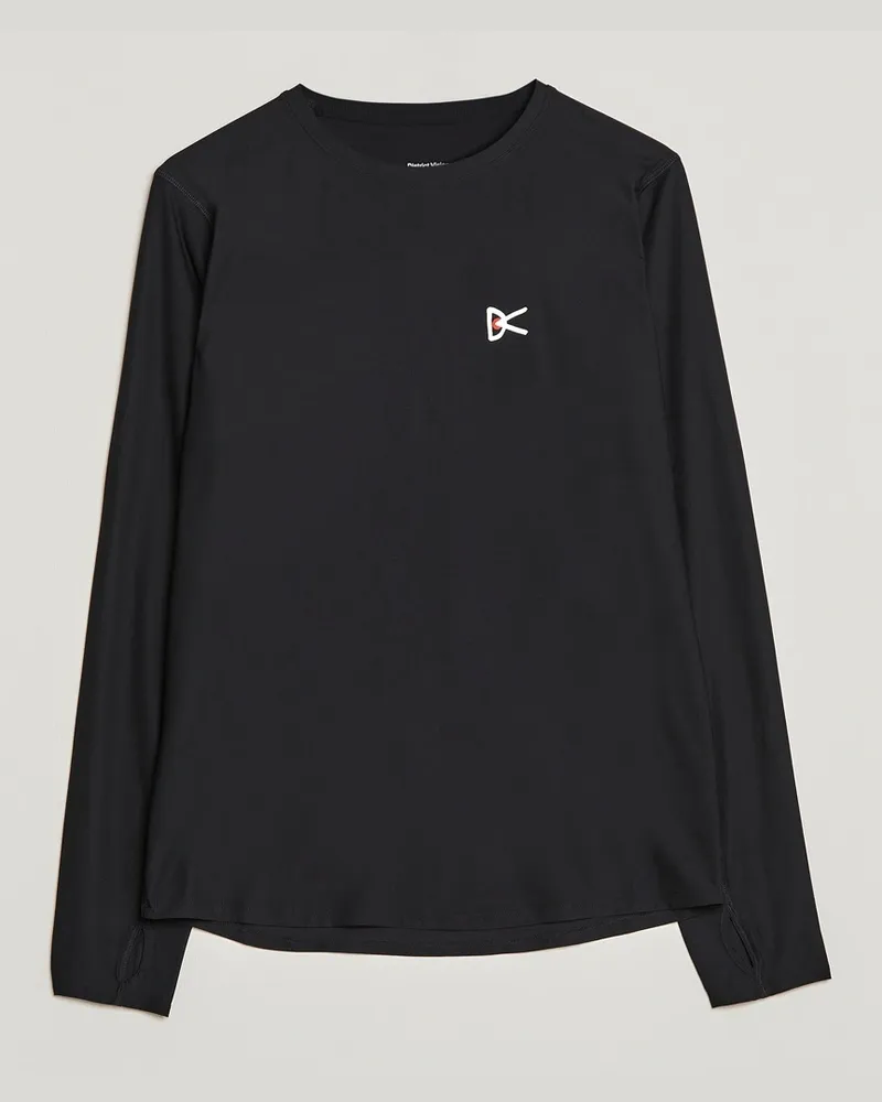 District Vision Aloe-Tech Long Sleeve T-Shirt Black Schwarz