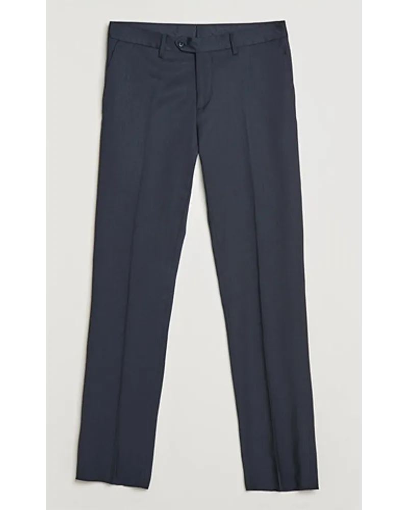 LARDINI Woll Trousers Navy Blau