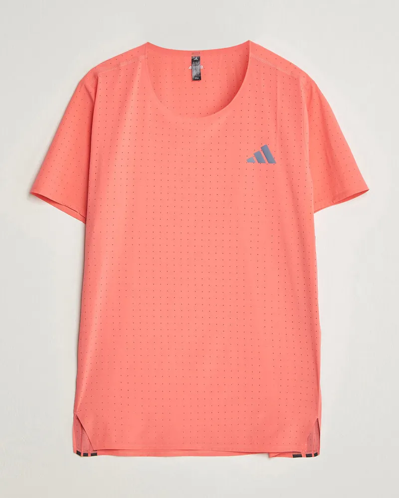 adidas Adizero Running T-Shirt Red Rot